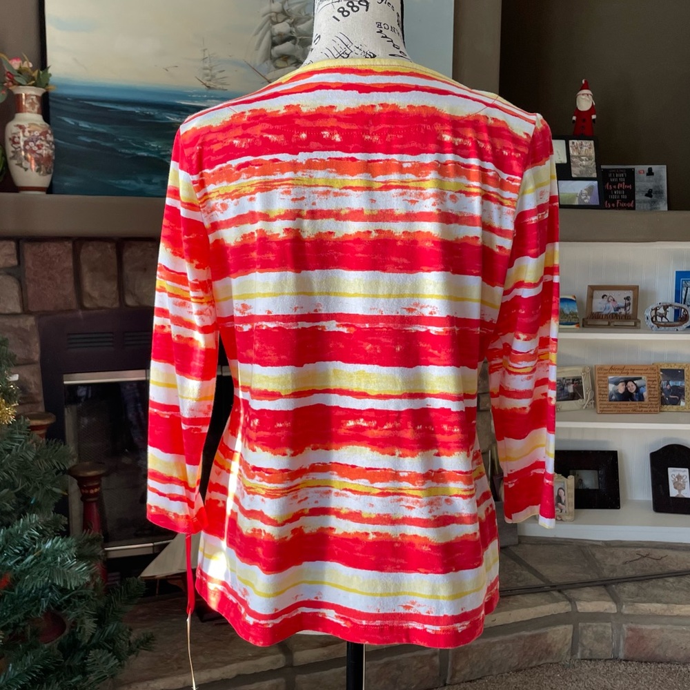 Ruby Rd PETITE Blouse Size Medium - Picture 4 of 9